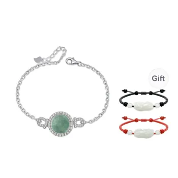 Yi Zhen Ge Ice Glutinous Jadeite Bracelets Women's