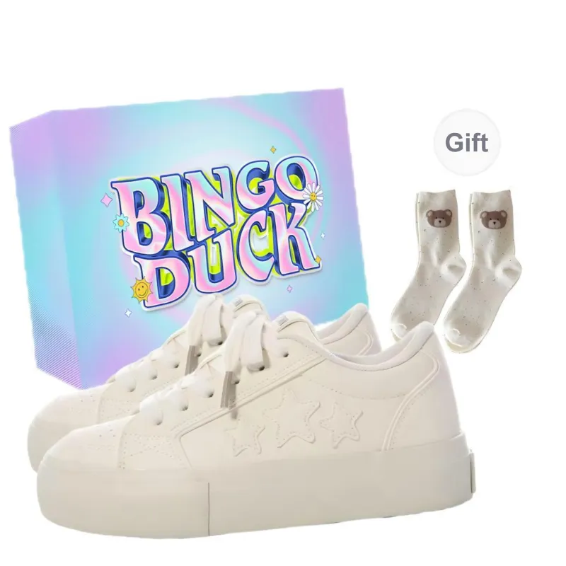BINGO DUCK Low Top Skateboard Shoes Women's-2