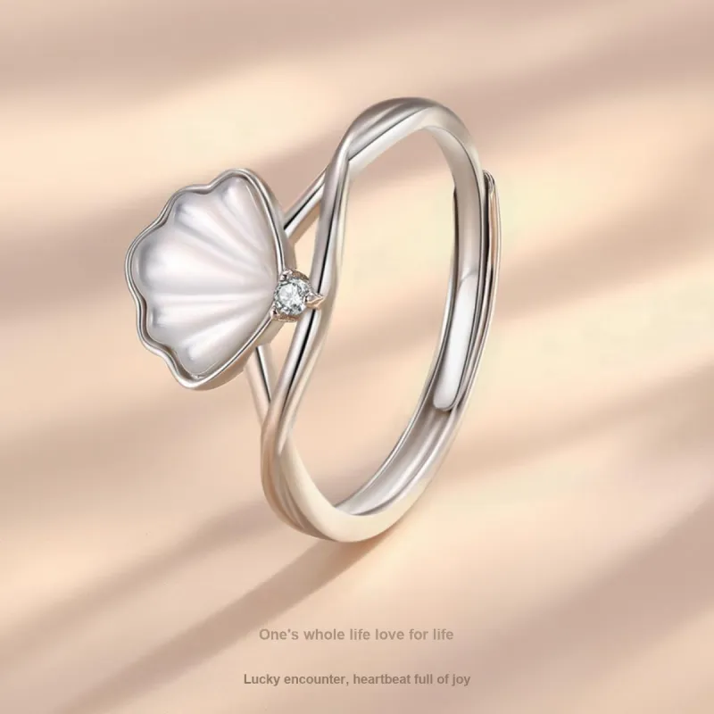 LAOMIAO 925 Sterling Silver Case Rings Women's-3