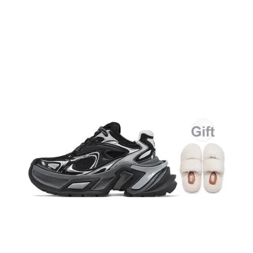 OGR Вода Паук Tarantula 2 OG Черный Устойчивый к истиранию Увеличение высоты Низкий Топ Кроссовки с подошвой похожей на трикотаж Унисекс