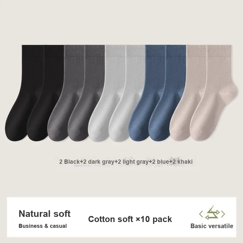 7 SEVFUN Mid Calf Socks Men's Combo Set-13