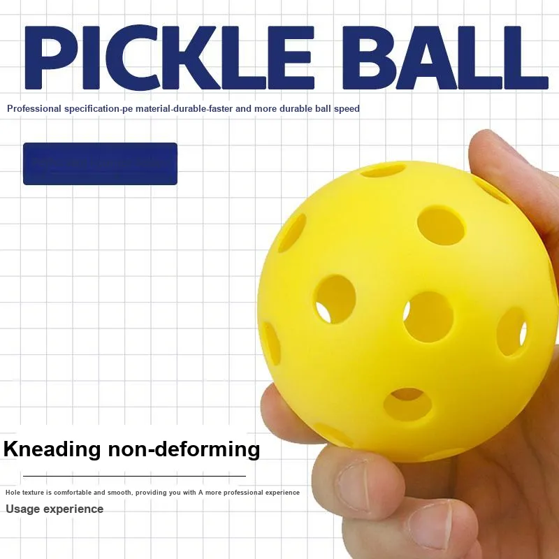 Weston Pickleball Professional Match Indoor Shaped Ball 26 Hole Sports Style Equipment Modified Blended Material Unisex-6