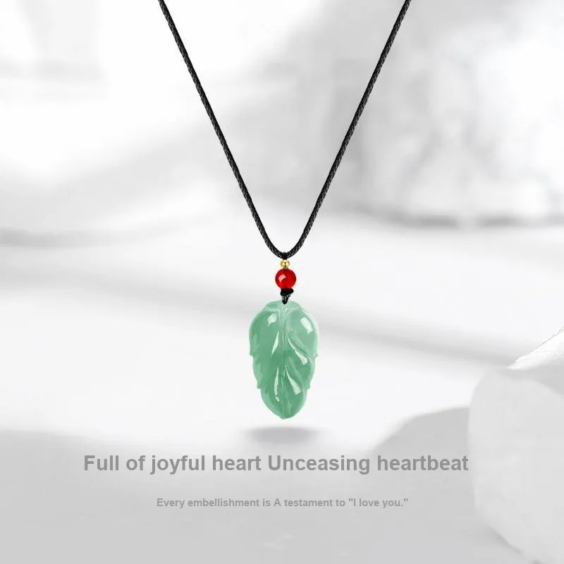 JUICY GRAPE African Emerald Jade Necklaces Women's-2