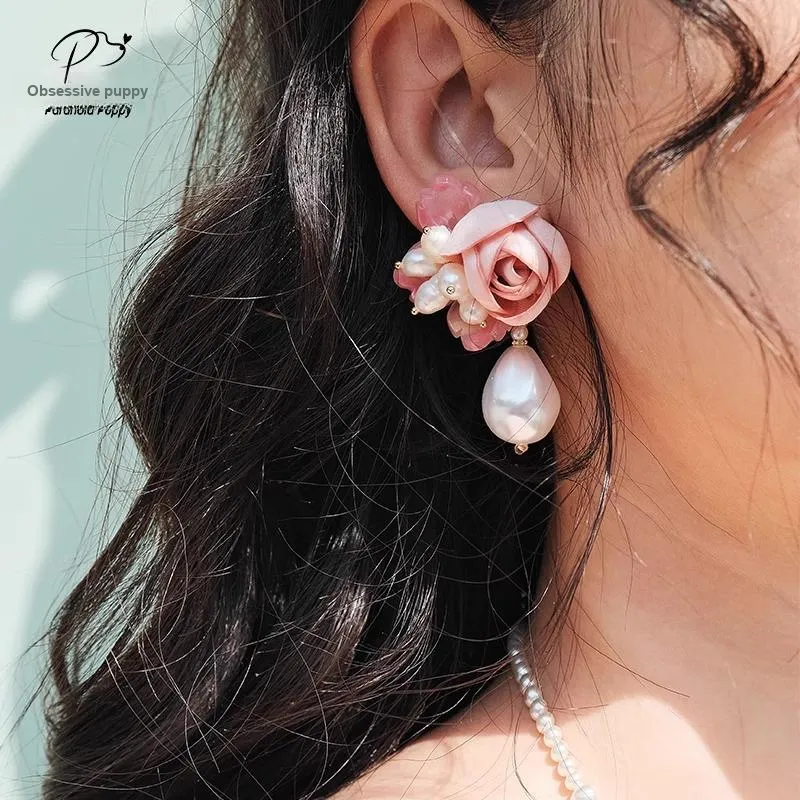 PARANOID PUPPY Shijia Pearl Earrings Women's-1
