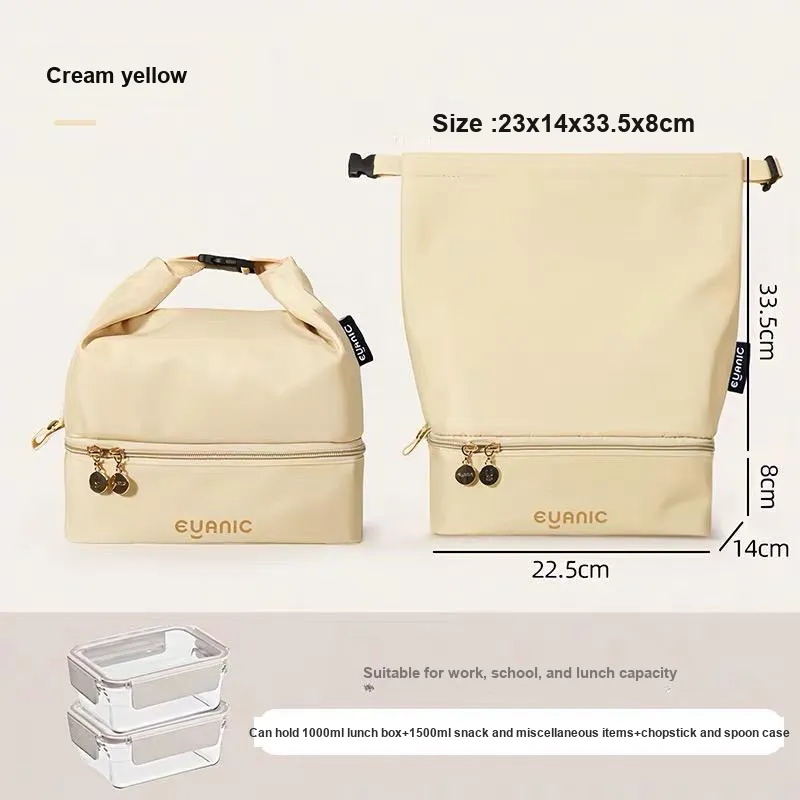 MOST ORIGINAL DESIGN Elementary School Student Lunch Bag For Working Parents Storage Bag-11