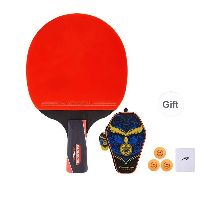 KASUP 8118 Ping Pong Paddles Unisex Red-13