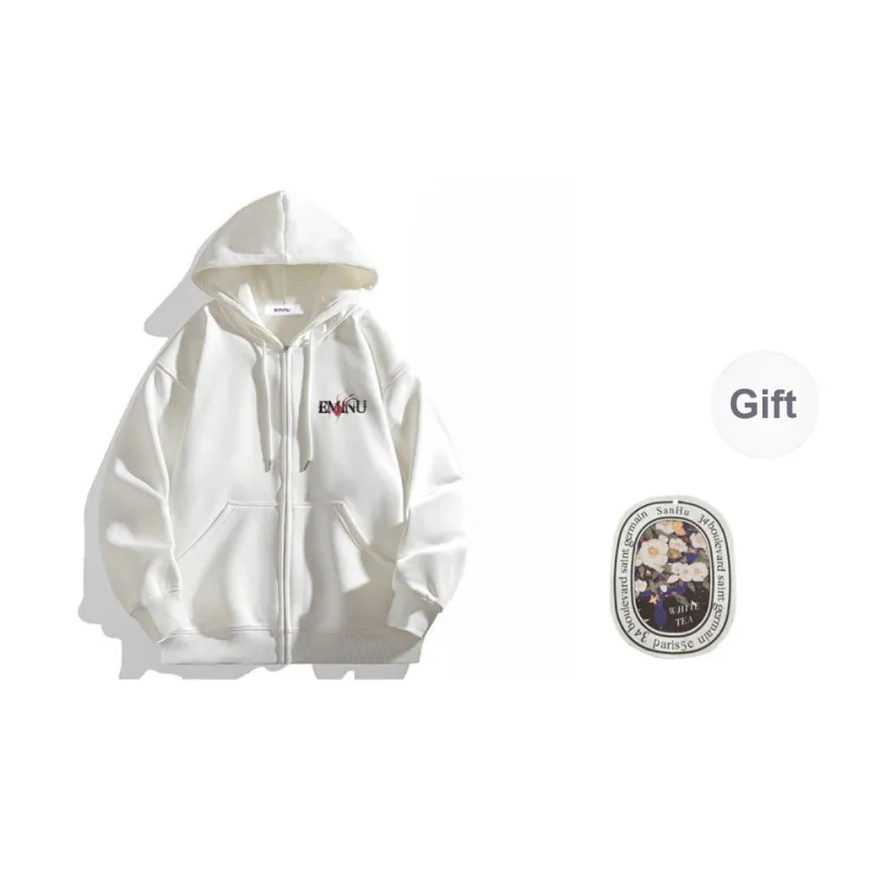 EMINU Cardigan Sweatshirt Coat Unisex-3