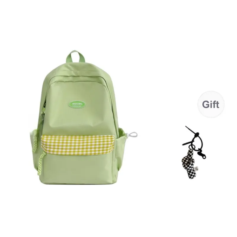 Yalu Nylon Backpack Unisex White/Black/Yellow/Orange/Green-27