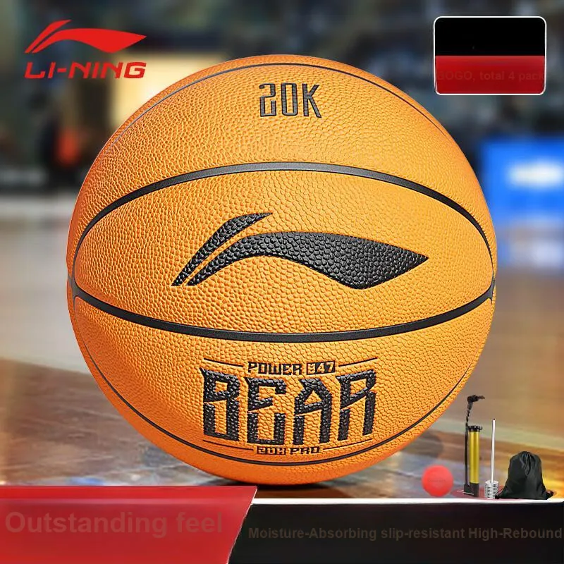 LiNing PU Basketball Size 7 Training Unisex-4