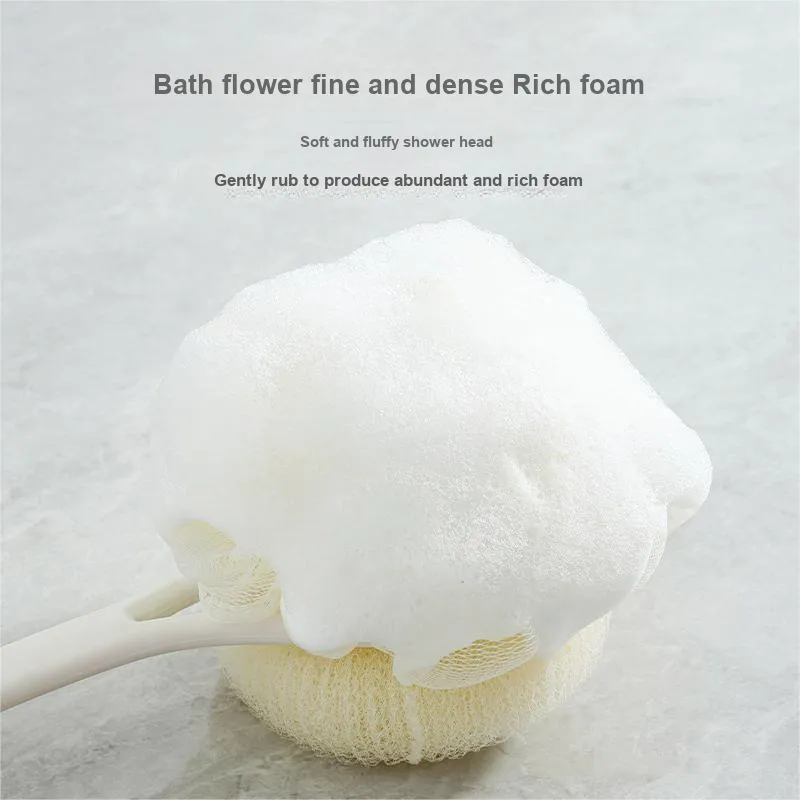 JINGLINGLONG Long Handle Double-Sided Shower Brush For Bathing And Scrubbing No Need For A Massage Ball 2-in-1 Brush-2