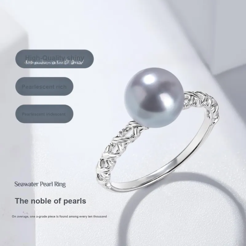 IL&CO. Pearl Rings Women's-1