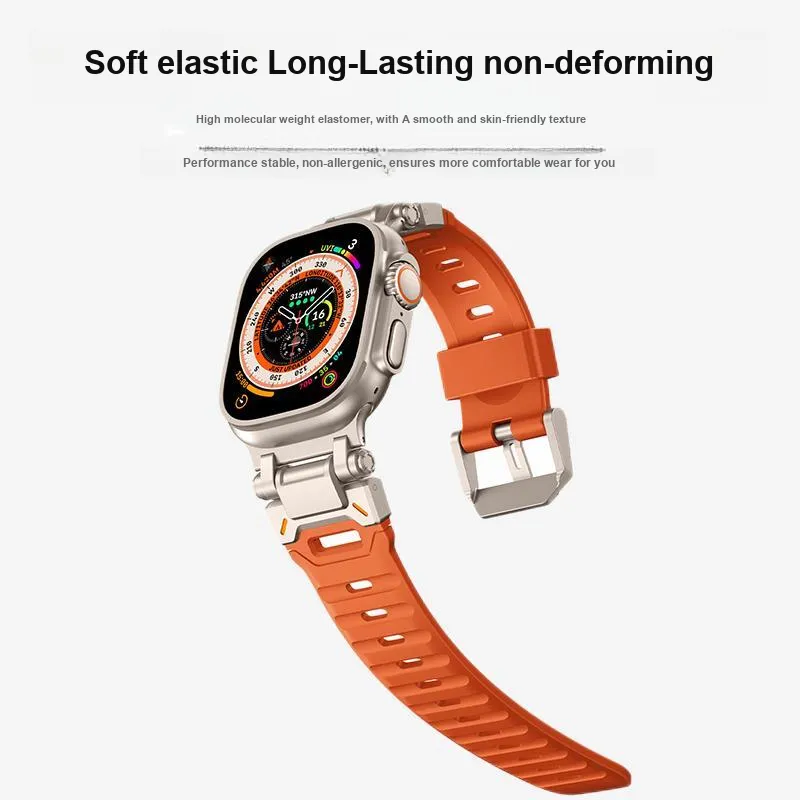 FZRT Apple Compatibility Watch Band FKM Fluoroelastomer Material-6