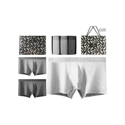 SEPTWOLVES Мужское нижнее белье 3 штуки набор в подарочной коробке + сумка для покупок