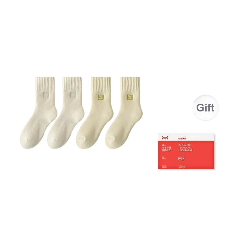 MIIOW Trend Party Series Mid Calf Socks Women's Shopping Bag Combo Set-5
