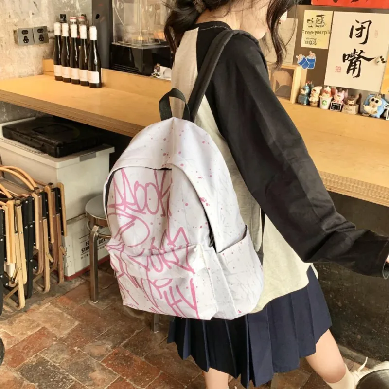 LEXI Waterproof Fabric Backpack Unisex Multicolor-3