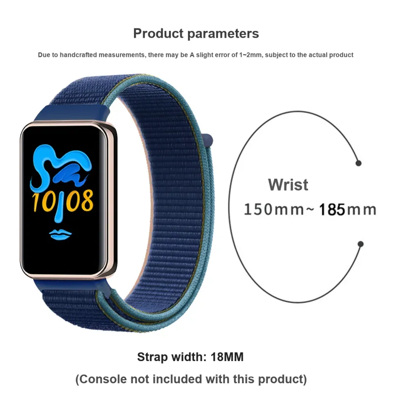 CHRROTA Honor Band 9 Compatibility Watch Band 150 185mm Nylon Material-2