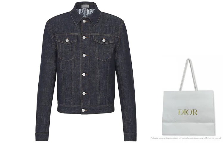 DIOR Denim Jacket Oblique Lining-2