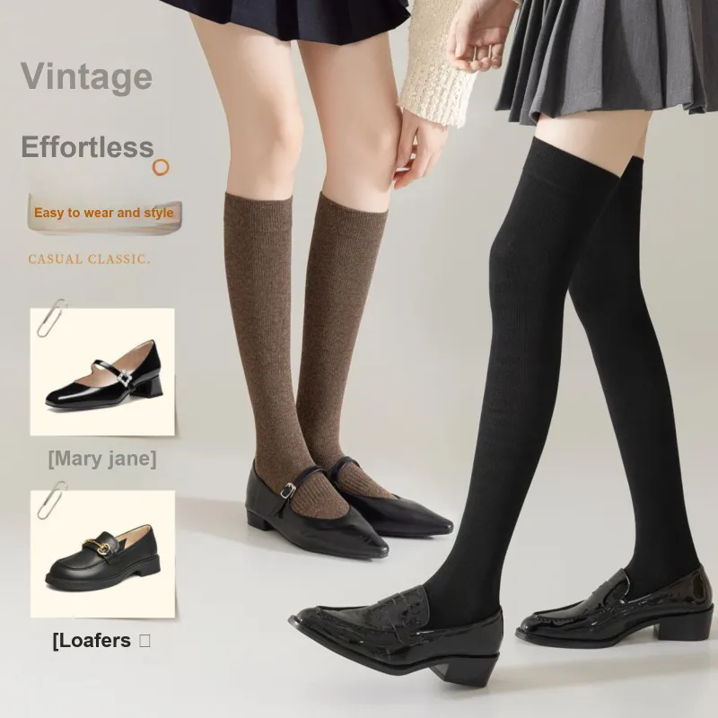 XXLLG Knee High Socks Women's Shopping Bag 2 Pack-6