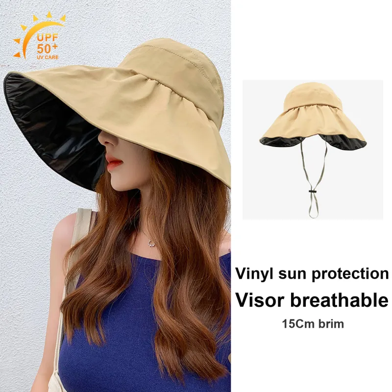 Shanghai Story Polyester Sun Protection Hats Women's-7