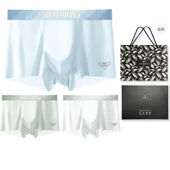 SEPTWOLVES Underpants Men's 3 Gift Box Sets+Shopping Bag