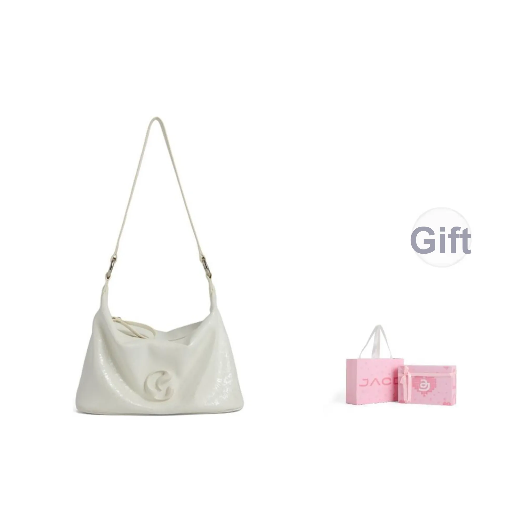 JACD PU Crossbody Bag Regular Women's Liquid Silver