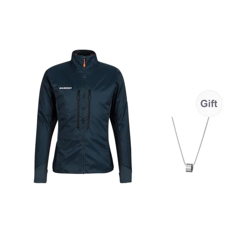 MAMMUT Eigerjoch Jackets Coats Unisex Dark Midnight Black Comes With Necklace-0