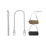 Silver Pig Nose Chain 19cm+Decorative Chain 35cm
