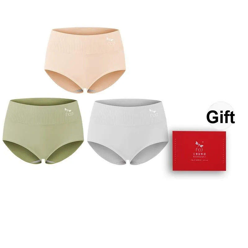 RED DRAGONFLY Cotton Panties Women's 3 Pack Gift Box Set