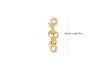 (Gold-Tone) Pig Nose Chain*2+Decorative Chain 40cm