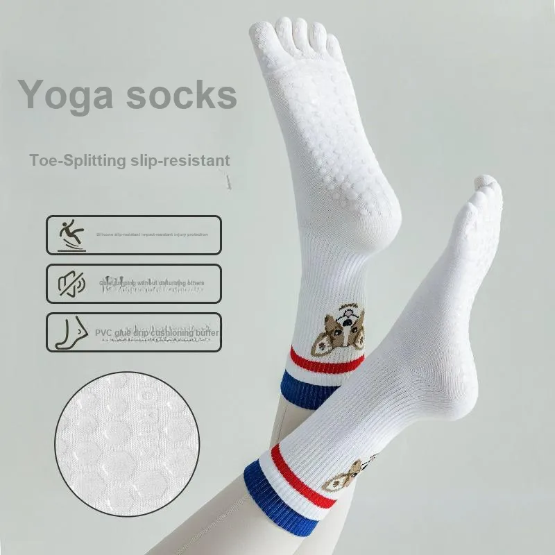 LUOLIAN Mid Calf Socks Women's 4 Pack-10