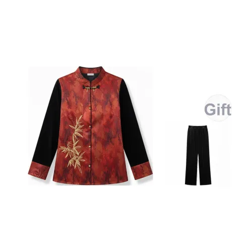 SHUHAOBAI Женские Средний Aged Пожилой Топы