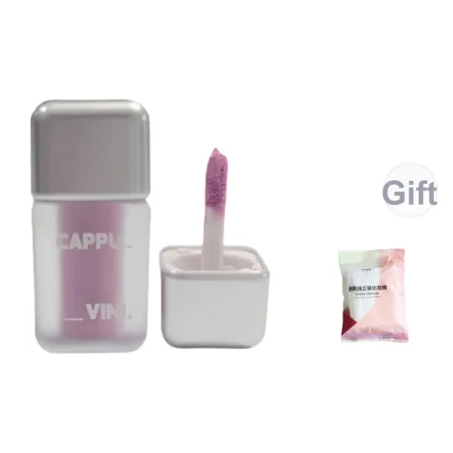 Cappuvini Little ICE CUBE Жидкость Румяна Блестящий Матовый Длинный Тяжелый Натуральный