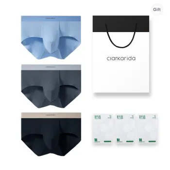 Clarkarida Underpants Men's Shopping Bag 3 Pack