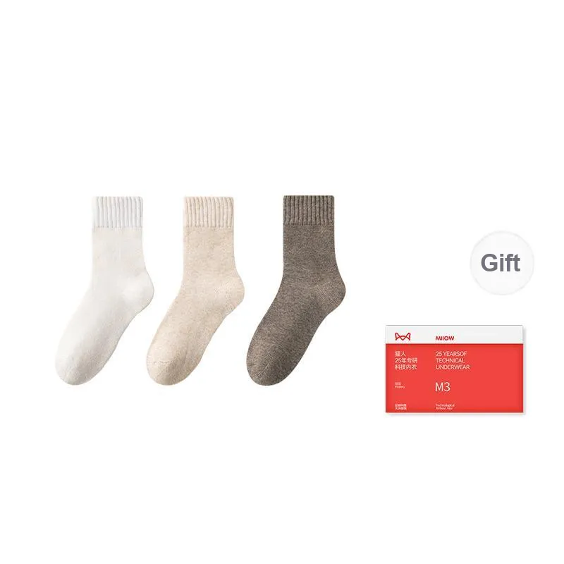 MIIOW Mid Calf Socks Women's Shopping Bag Combo Set-11