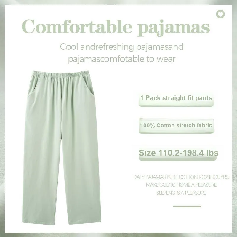 GOSO Pajama Pants Men's Aqua Green-1