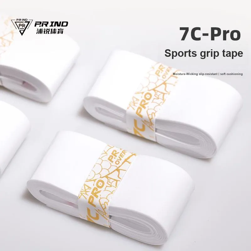 P.R IND Badminton Grip Tape White Polyurethane PU Thin-4