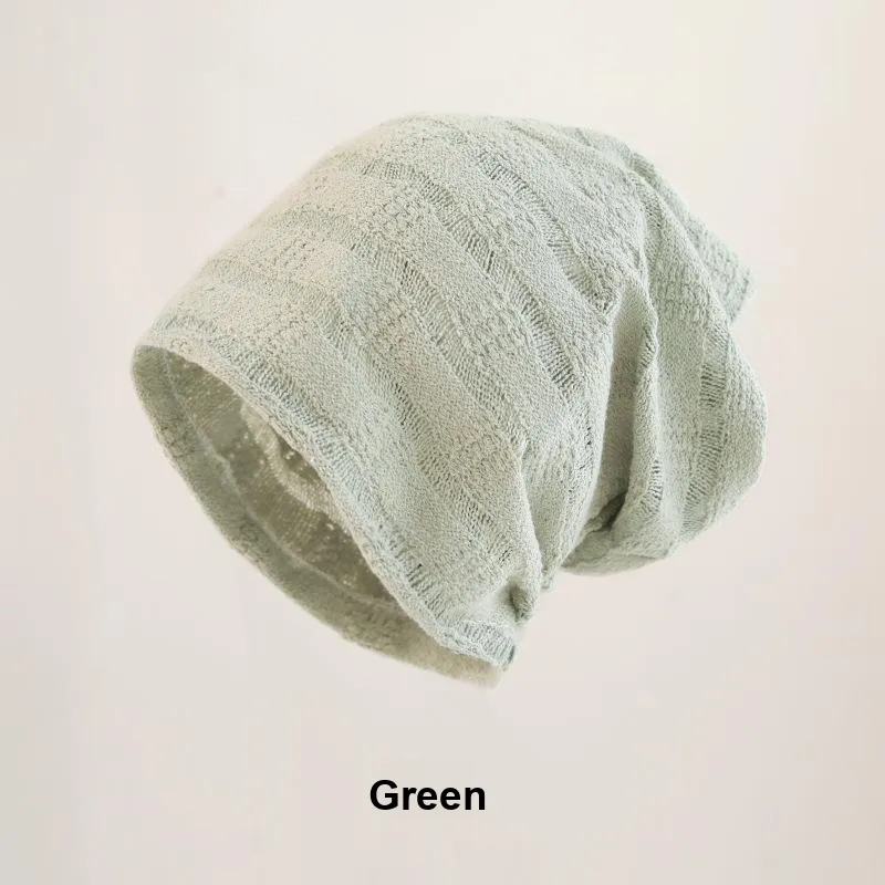 OXO OVERLOAD Cotton Linen Blend Large Head Circumference Face Reducing Headwrap Hat Women's-12