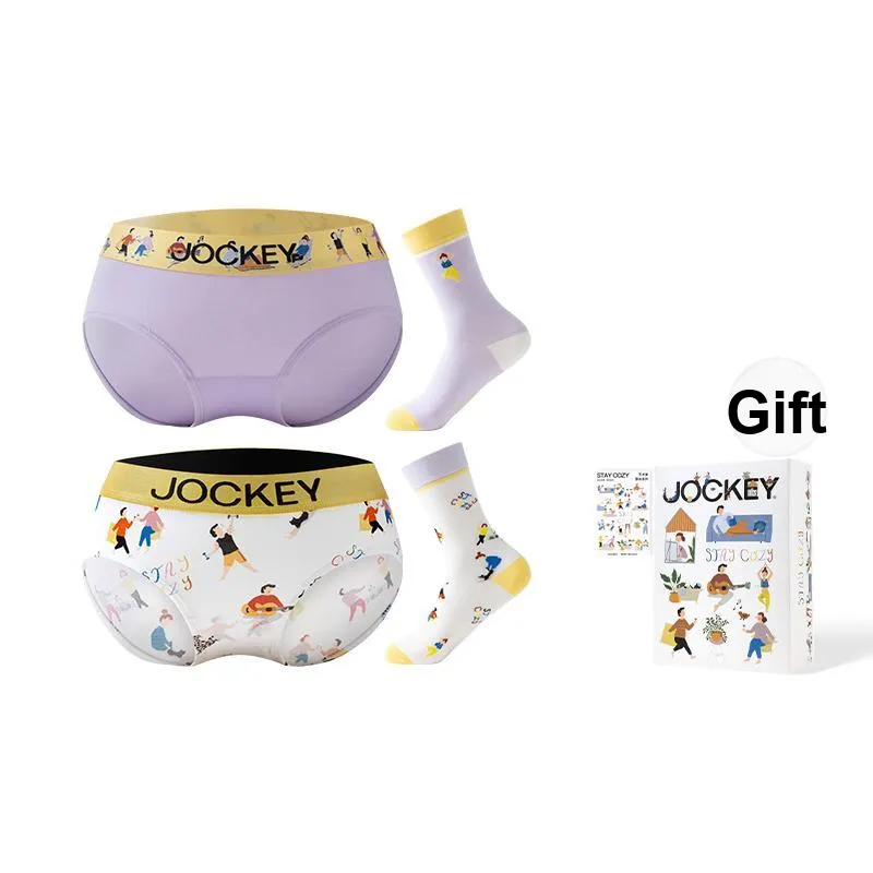 JOCKEY x BERRY AKTUGLU Underwear Gift Boxes Women's Purple