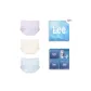Glacier Blue+Sardine Purple+Soft Mist Coffee (Box 3 Pack)
