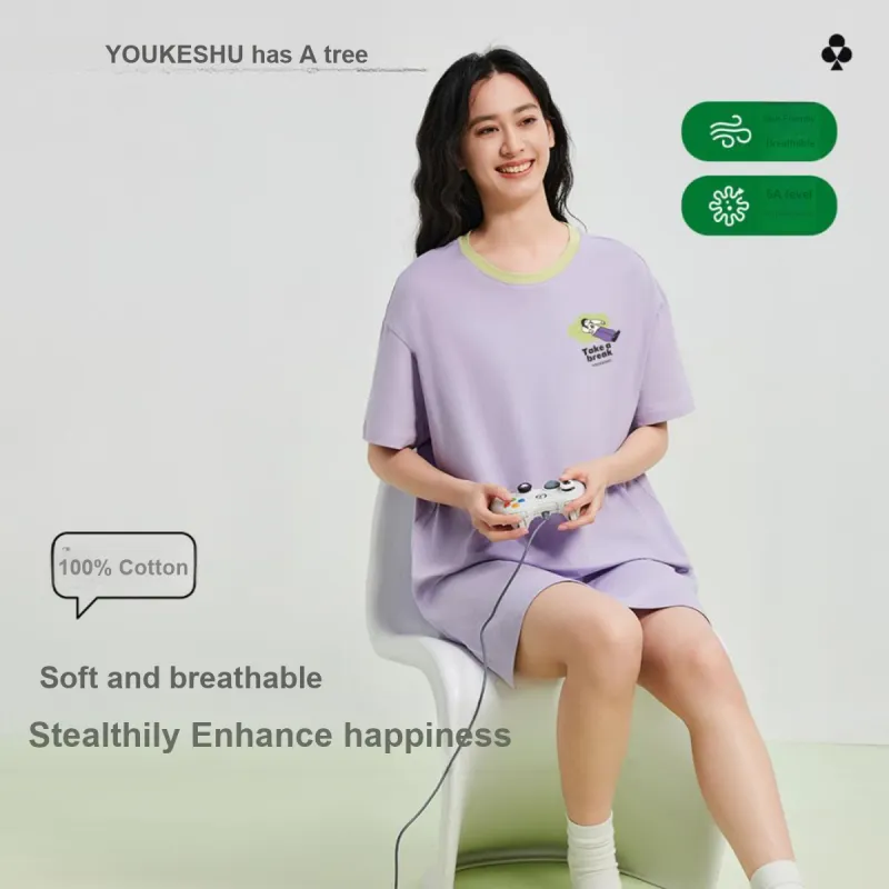 YOUKESHU Nightgown Women's Shopping Bag-12