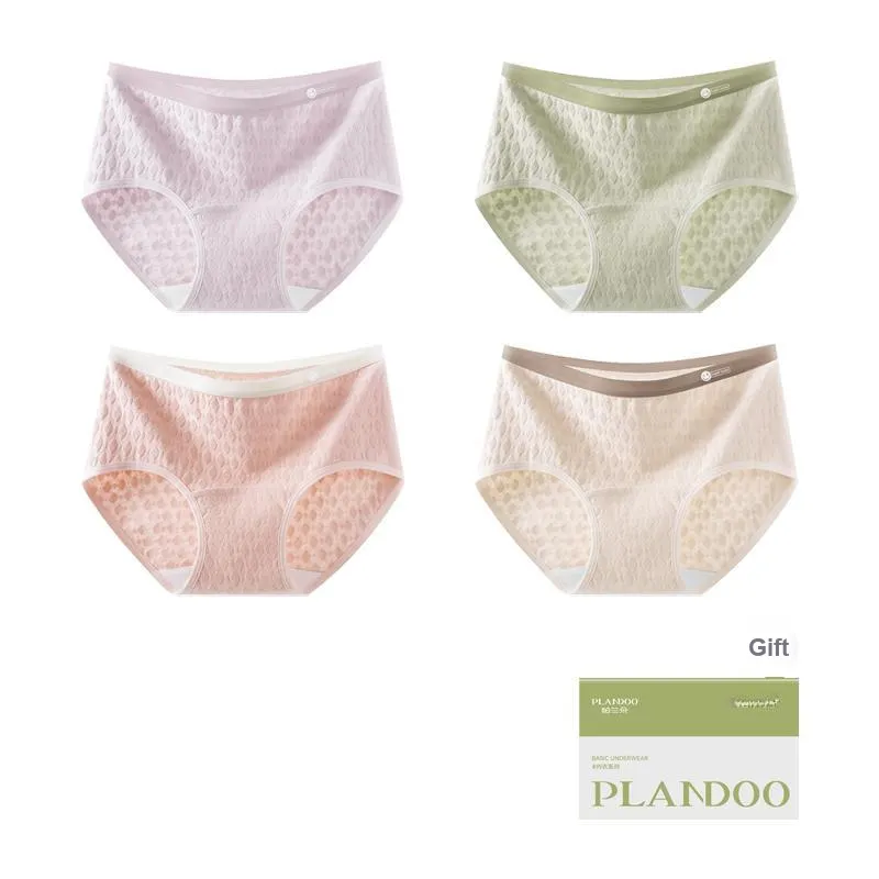PLANDOO Underpants Women's Shopping Bag 4 Pack-3