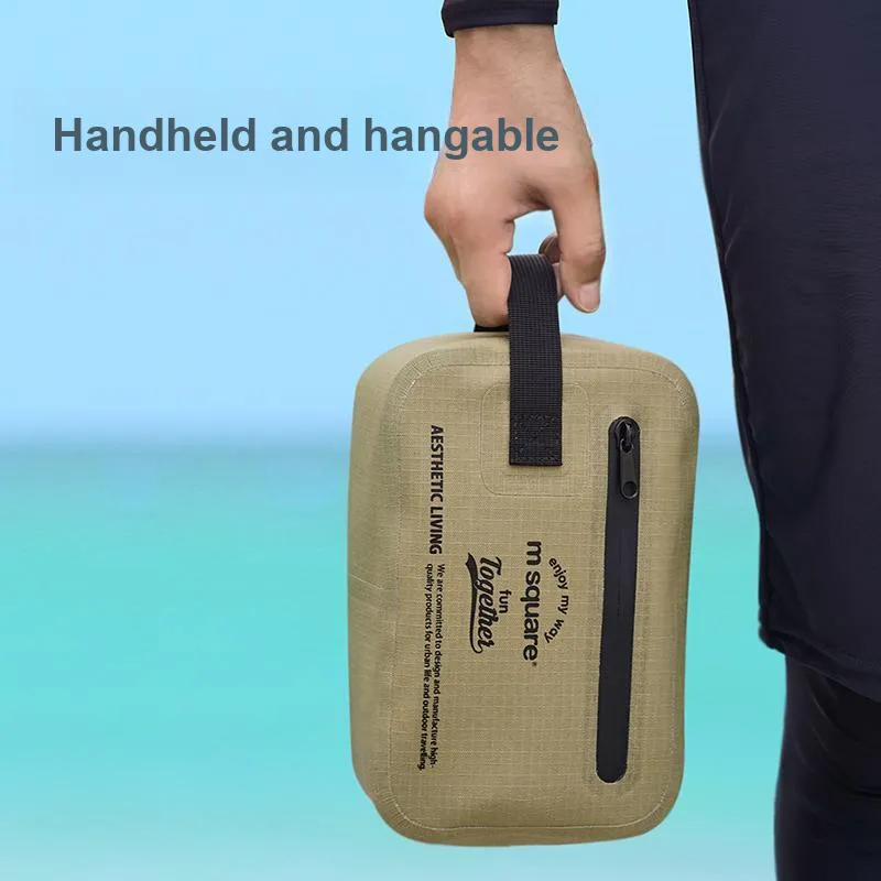 M Square TPU O212707 Collection Makeup Bag Storage Bag For Fishing Lure Regular Men's Beige-2