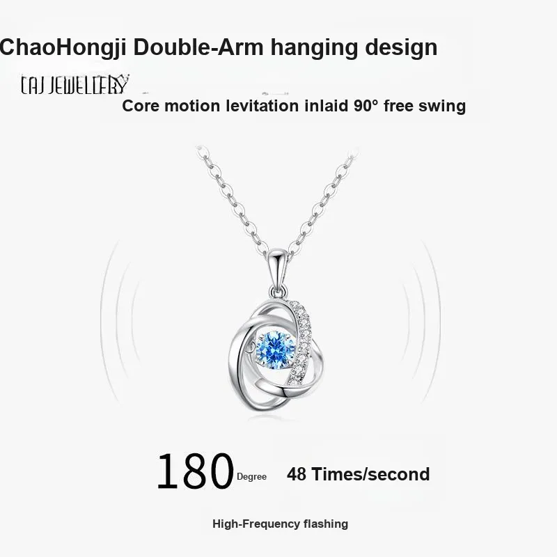 CHAOHONGJI 925 Sterling Silver Necklaces Women's-8