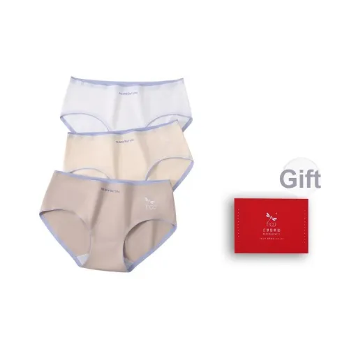 RED DRAGONFLY Хлопковые трусы женские 3 штуки набор в подарочной коробке