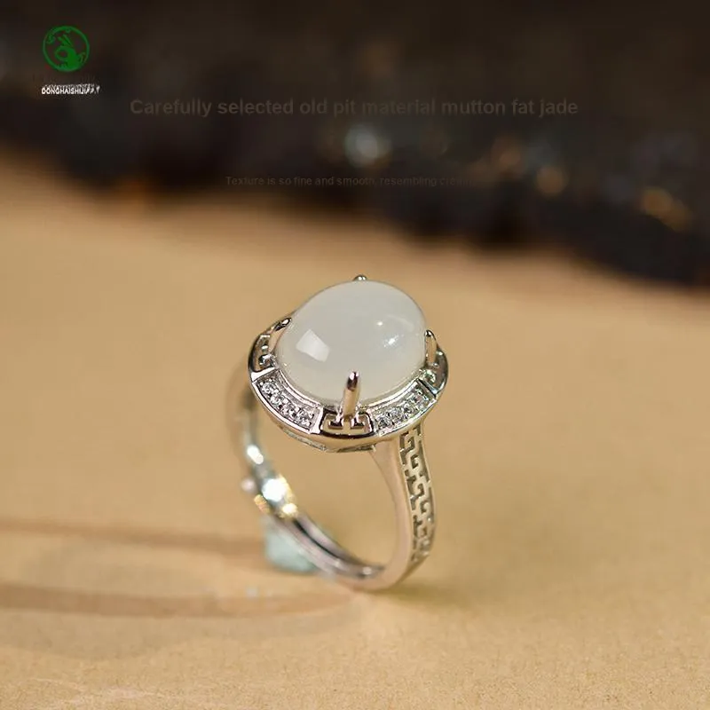 Tokai Family Rings White Jade Women's-4