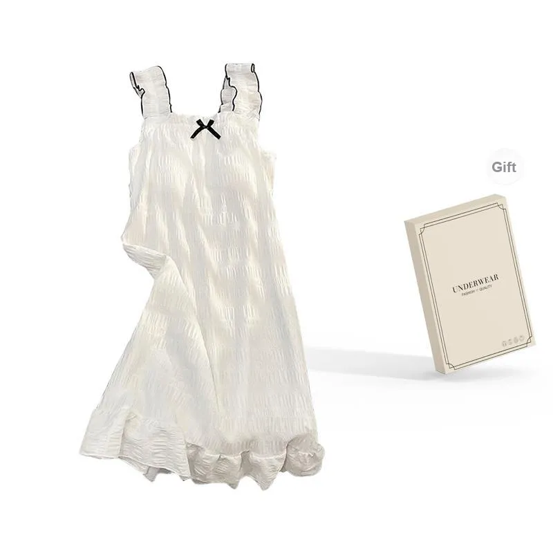 O'MESIK Nightgown Women's Gift Box Set White-0