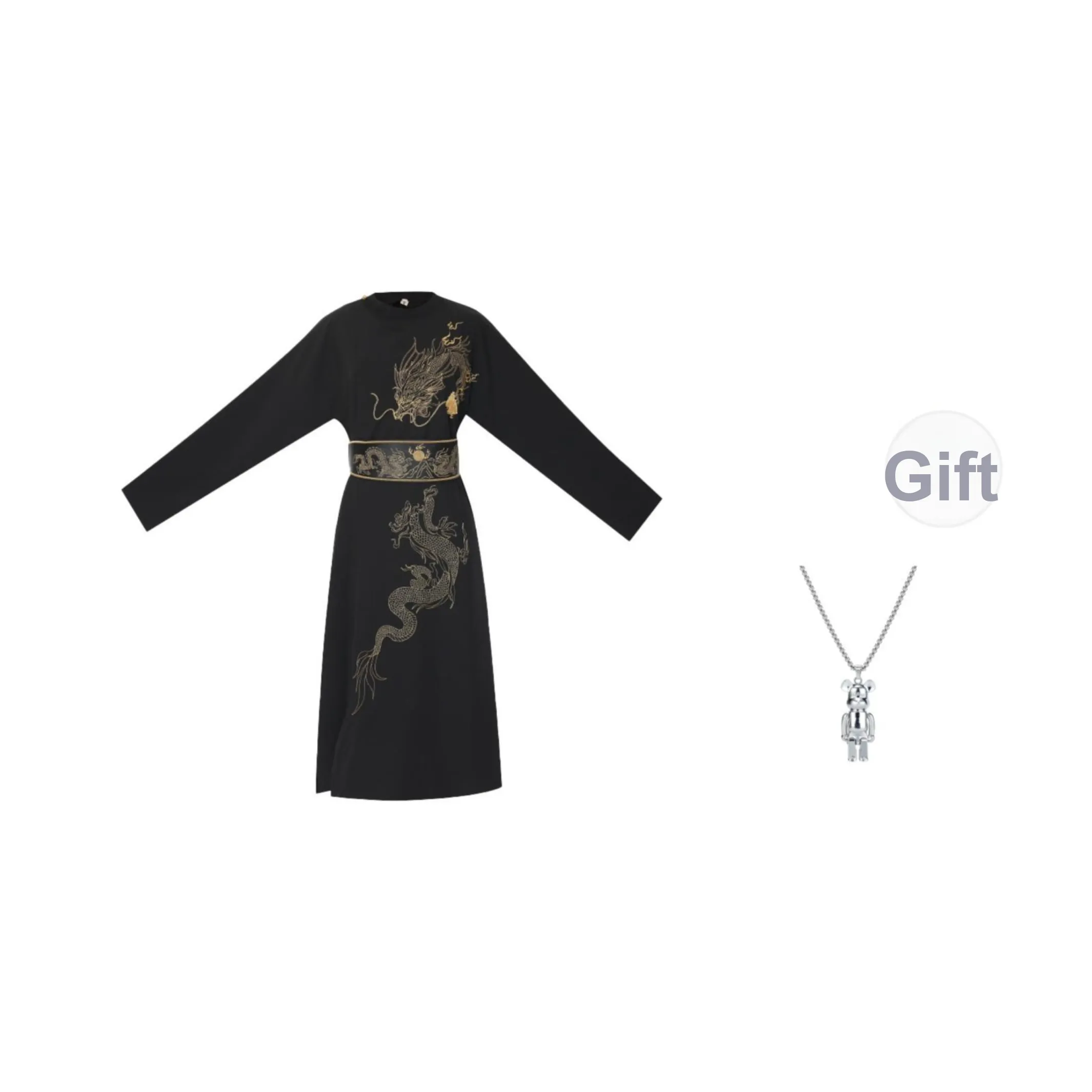 TUCANO Черный Круглый вырез Халат Мужские Танцевальные Костюмы