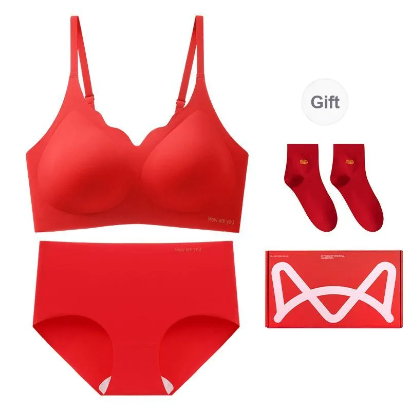 MIIOW Underwear Set Women's Red-5