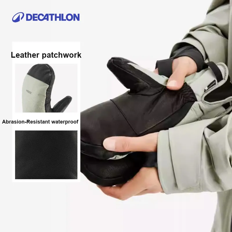 DECATHLON Ski Gloves Thermal Outdoor Mittens Unisex-2