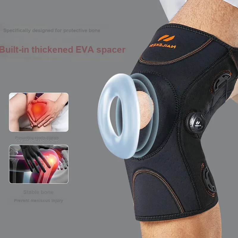 NAILEKESI Fitness Unisex Polyester, Polyamide, Nylon, Elastane Knee Pads-4